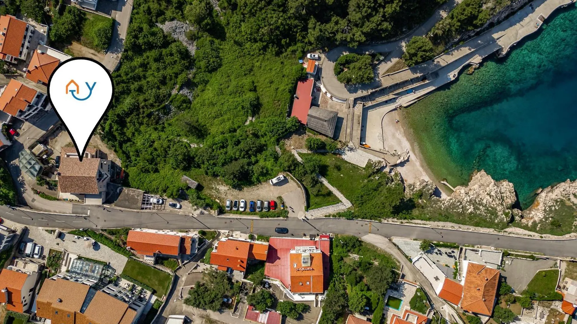 Beachfront Apartment Betty - Happy Rentals Vrbnik 0*,