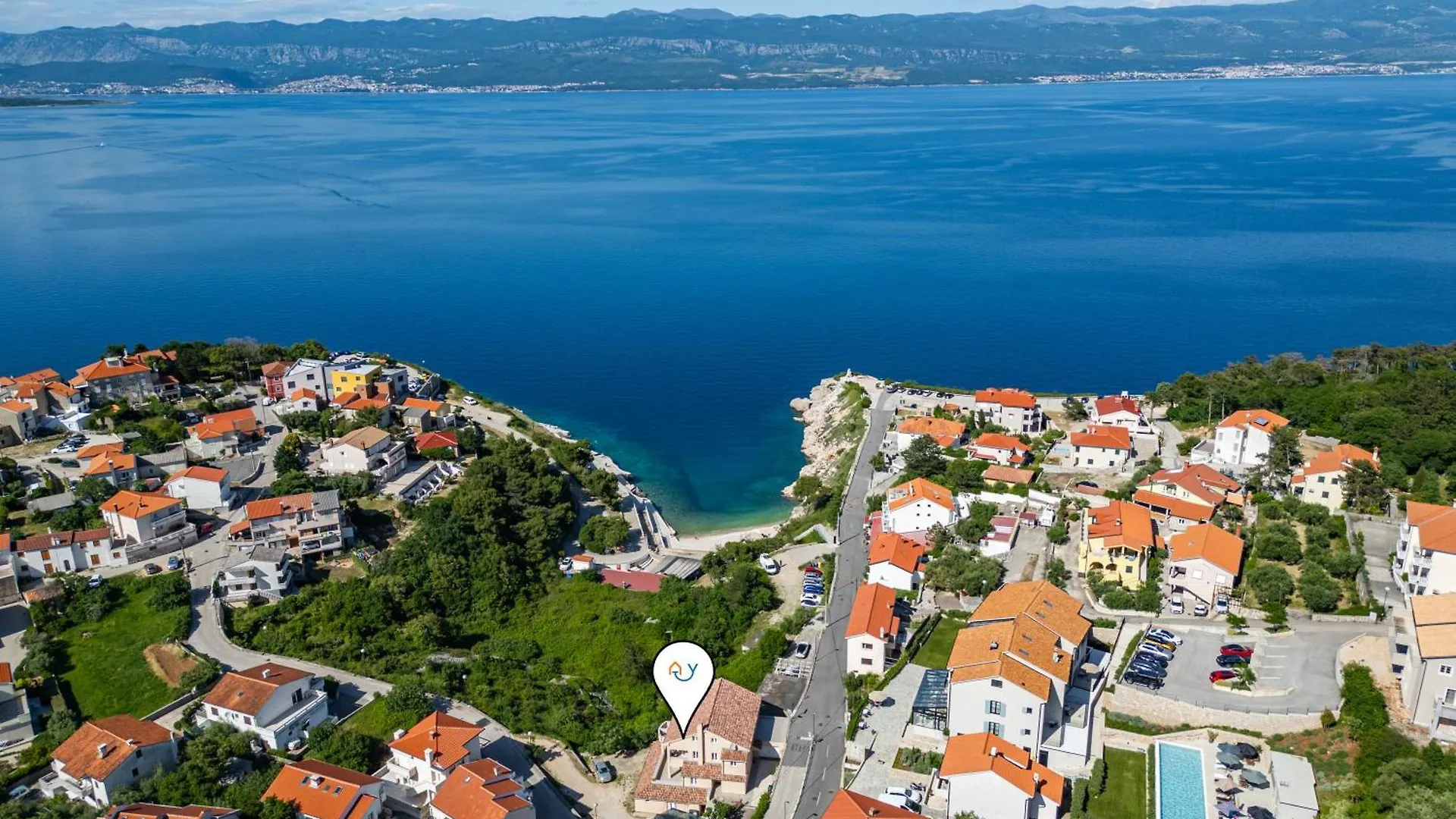 Beachfront Apartment Betty - Happy Rentals Vrbnik